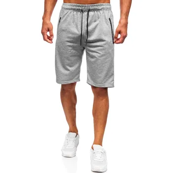 Pánské kraťasy Šedé pánské teplákové kraťasy Bolf JX808 - 2XL