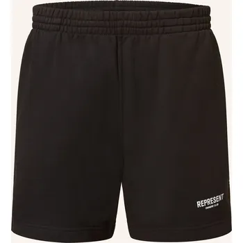 Pánské kraťasy Represent Pánské Šortky Z Mikinové Látky, černá, 50