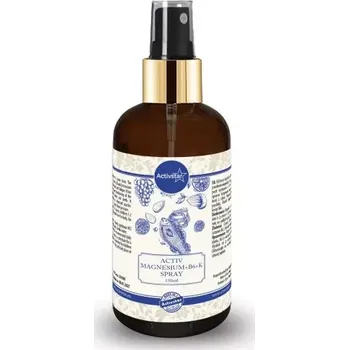 Speciální výživa Activstar ACTIV MAGNESIUM + B6 + K SPRAY 150 ml. Komplexní podpora vašeho těla a mysli v praktické formě spreje!
