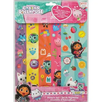 Dětské navlékací korálky Gábinin kouzelný domek Samolepky