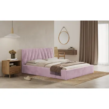 Postel Postel ASTI 120x200 růžová s úložným prostorem