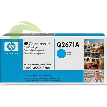 Počítačové příslušenství Toner HP Q2671A, 309A originální cyan, LaserJet 3500/3550