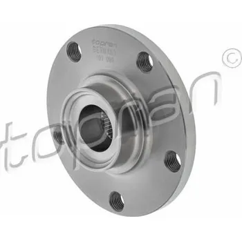 Náboj kola přední SUPERB I. 1,9 D 96 kw, TOPRAN 4A0407615G, pro SUPERB, I. 3U. Typové číslo: 107099,107099,107099 , 4A0407615F, 4A0407615G, 4A0407615D