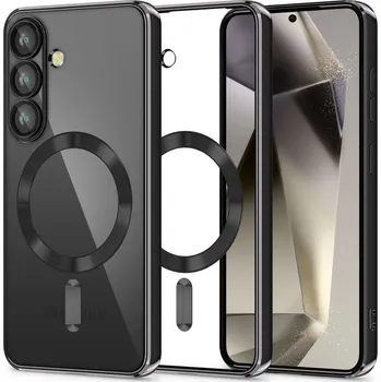 Pouzdro na mobilní telefon KRYT TECH-PROTECT MAGFLEX MAGSAFE GALAXY S25 SHINY BLACK