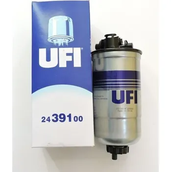 Palivový filtr Filtr nafty OCTAVIA I., UFI 2439100, pro SUPERB, I. 3U. Typové číslo: 120945106,120945106,120945106, 1J0127401A, 2D0127399, 2439100