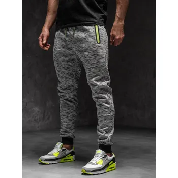 Pánské oblečení Šedé pánské tepláky Bolf 55037A1 - L