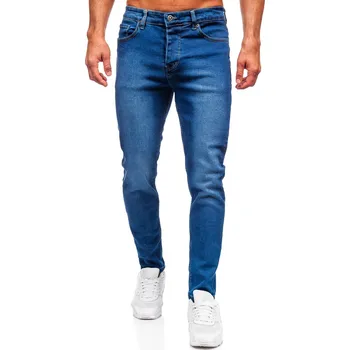 Pánské kalhoty Tmavě modré pánské džíny slim fit Bolf 6715 - 38/2XL