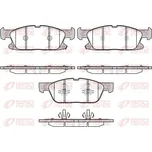 Sada brzdových destiček, kotoučová brzda REMSA 1657.02