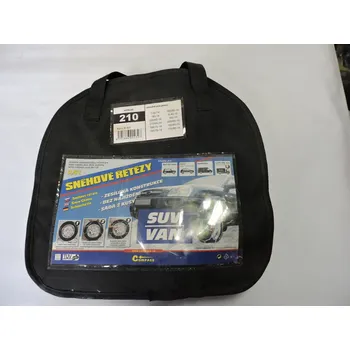 Poklice na kolo Sněhové řetězy SUV-VAN vel. 210, pro STARŠÍ TYPY, Zahraniční vozy. Typové číslo: ŘETĚZY 210,ŘETĚZY 210,ŘETĚZY 210