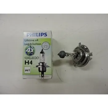 Autožárovka H4 12V 60/55W Longlife PHILIPS 12342LLECO C1, pro FABIA, I. 6Y. Typové číslo: 12342LLECOC1,12342LLECOC1,12342LLECO C1, P43T-38, 909226005