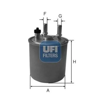 Palivový filtr Palivový filtr UFI 24.073.00