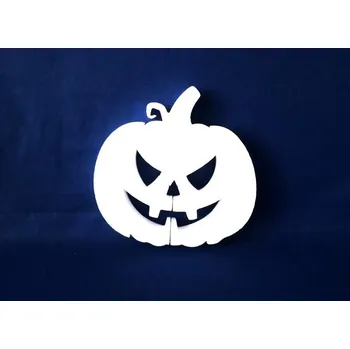 Polystyrenový výřez dekorační Dýně 20x20x2 cm k vyzdobení - 1 ks