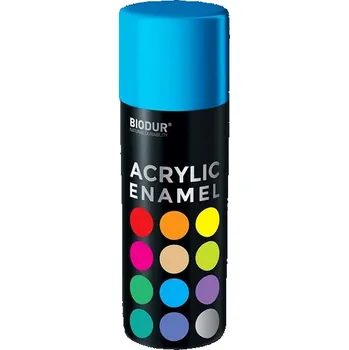 Barva ve spreji Biodur Akrylový email ve spreji - blankytně modrá 400 ml/RAL 5015