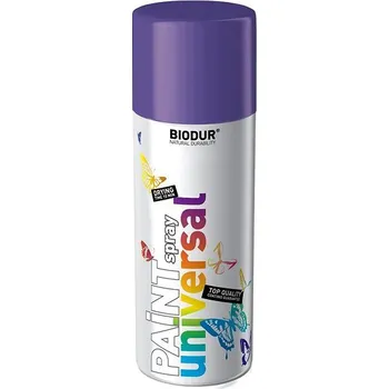 Barva ve spreji Biodur Email Modrofialová RAL 4005 400 ml