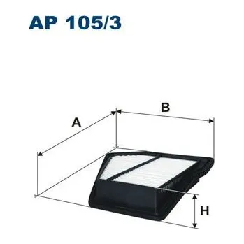 Vzduchový filtr Vzduchový filtr FILTRON AP 105/3