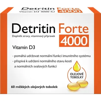 Master Pharm Detritin Forte Vitamin D3 4000 IU 60 tob.