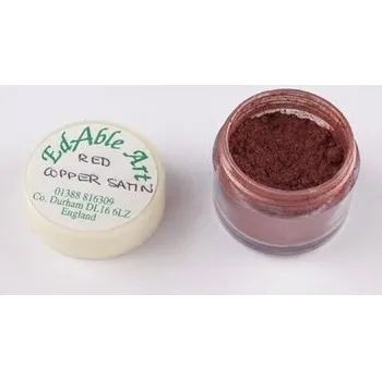 Potravinářské barvivo Prachová barva Red Copper Satin - Edable Art