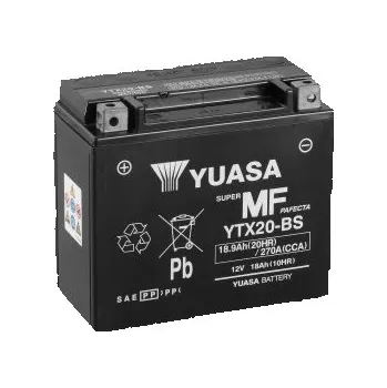 Motobaterie Yuasa Super MF 12V, 18Ah, 270A, YTX20-BS