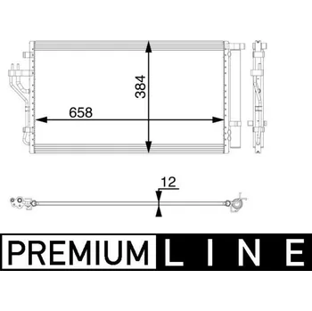 Výparník klimatizace Kondenzátor, klimatizace MAHLE AC 56 000P