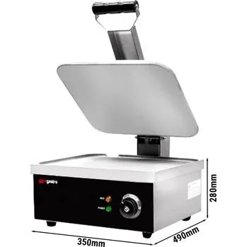Kuchyňský gril G.Gastro Kontaktní gril - horní + spodní hladký | Stolní gril | Multigril | Elektrický gril