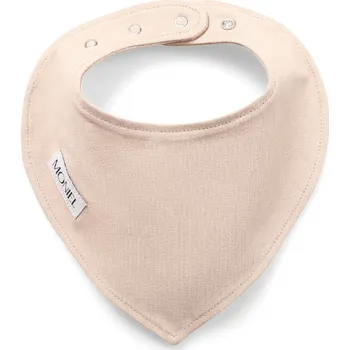 Jídelní židlička Moniel Dětský slintáček nastavitelná velikost Pastel béžová 0-24 měsíců