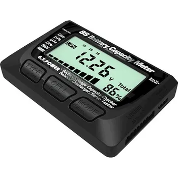 G.T. Power 8S - měřič napětí, kapacity, balancování, servo tester