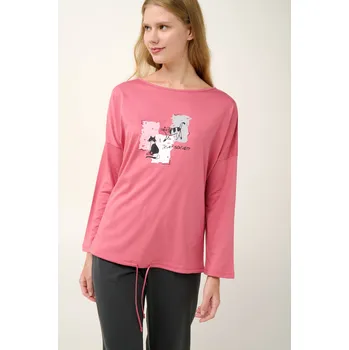 Dámské pyžamo Vamp - Dámské pyžamo s potiskem 21925 - Vamp rose slate l