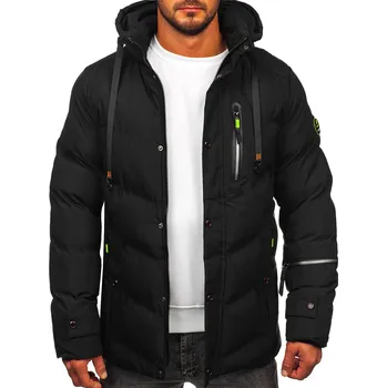 Pánská parka Černá pánská zimní bunda Bolf 5M3137 - 2XL