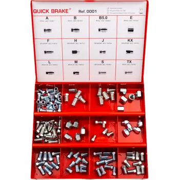 QUICK BRAKE Brzdová šroubení - holendry na brzdové vedení, různé rozměry, 110 ks