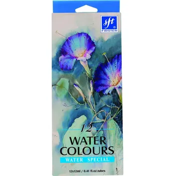 Vodová barva Akvarelové barvy, v tubě, 12 ml, 12 ks/bal.