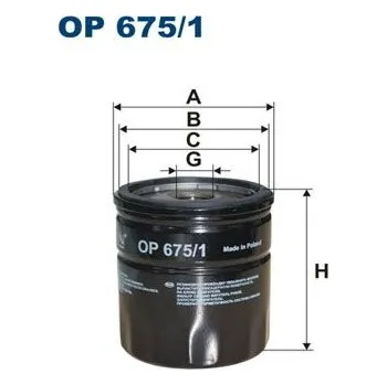 Olejový filtr Olejový filtr FILTRON OP 675/1