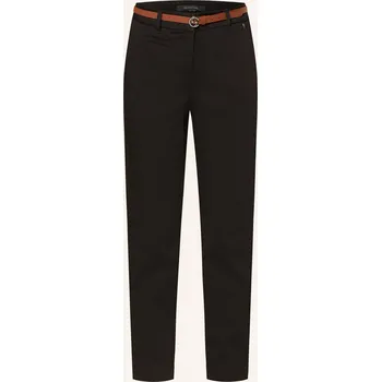 Dámské kalhoty Comma Dámské Chino Kalhoty, černá, 44