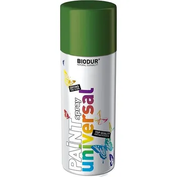 Barva ve spreji Biodur Email Trávová zelená RAL 6010 400 ml