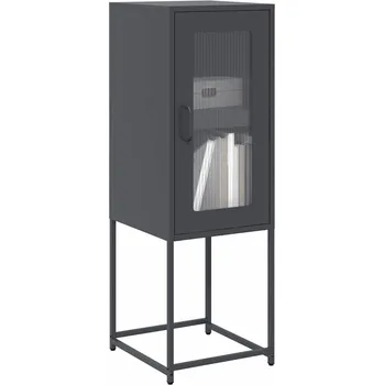 Příborník do zásuvky vidaXL Příborník 36x39x107 cm ocel válcovaná za studena [853402] Barva: antracitová