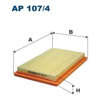 Vzduchový filtr Vzduchový filtr FILTRON AP 107/4