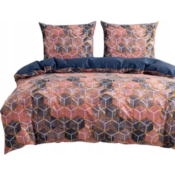 Prostěradlo POVLEČENÍ 160x200 BAVLNA SATÉN 2 POVLAKY NA POLŠTÁŘE + PROSTĚRADLO PROSTĚRADLO