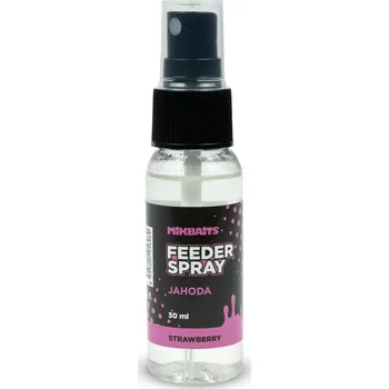 Návnadové aroma Mikbaits Feeder Spray 30 ml - Jahoda