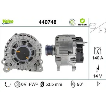 Alternátor Generátor VALEO 440748
