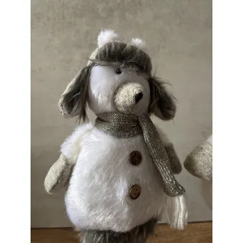 Vánoční dekorace Medvědi mamka s taťkou Design: mamka s šálou