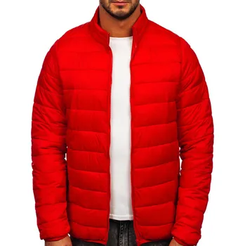 Červená pánská prošívaná přechodová bunda Bolf LY33 - XL