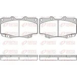 Sada brzdových destiček, kotoučová brzda REMSA 0315.22