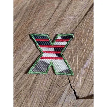 Nášivka Aplikace maskáčová písmeno X