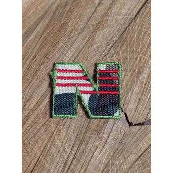 Nášivka Aplikace maskáčová písmeno N