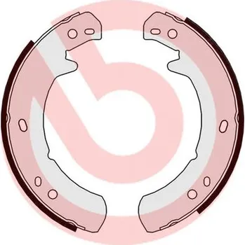 Brzdová čelist Sada brzdových čelistí, parkovací brzda BREMBO S 44 507