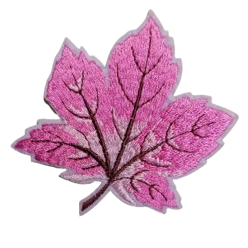 Nášivka nažehlovací list růžový