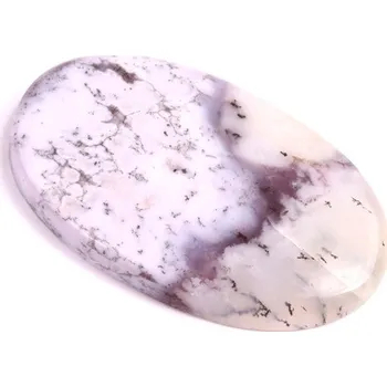Přírodní kámen Kabošon Purple Dendrite Opal č.3661 (49x30x6mm)