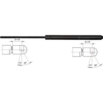 Příslušenství karosérie Pneumatická pružina / vzpěra zavazadlového prostoru AGB 6015ABD