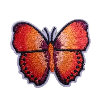 Nášivka Nažehlovací nášivka motýl oranžový