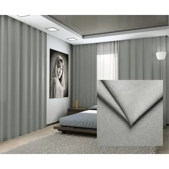 Závěs Hotový závěs ENJOY s tunýlkem, světle šedý č. 21, 145 x 245 cm