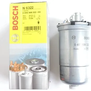Palivový filtr Filtr nafty FABIA I. 1,9 D, BOSCH N6322, pro FABIA, I. 6Y. Typové číslo: N6322,N6322,N6322, 6Q0127401B, 0450906322